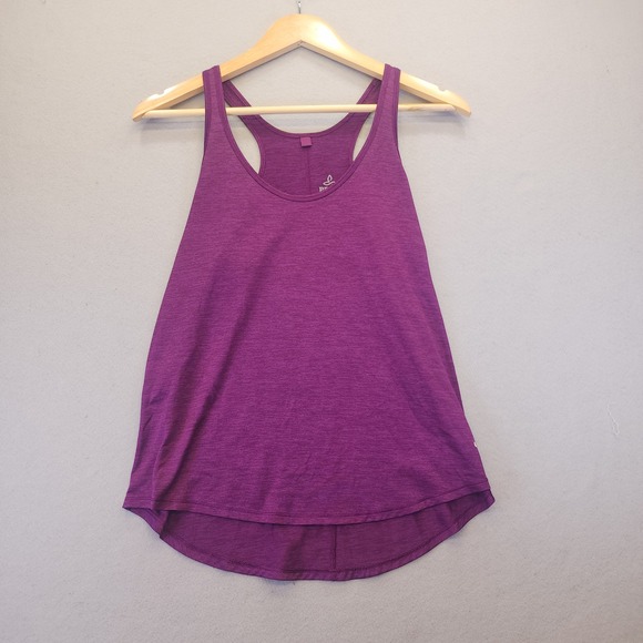Prana Tops - Prana Womens Small Purple Heathered Racerback Yoga Tank Top High Low‎ Hem Active